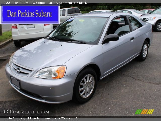 2003 Honda Civic HX Coupe in Satin Silver Metallic