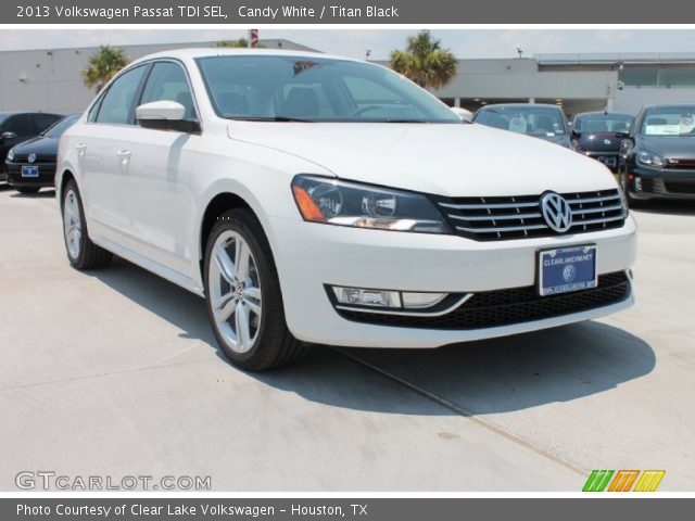 2013 Volkswagen Passat TDI SEL in Candy White