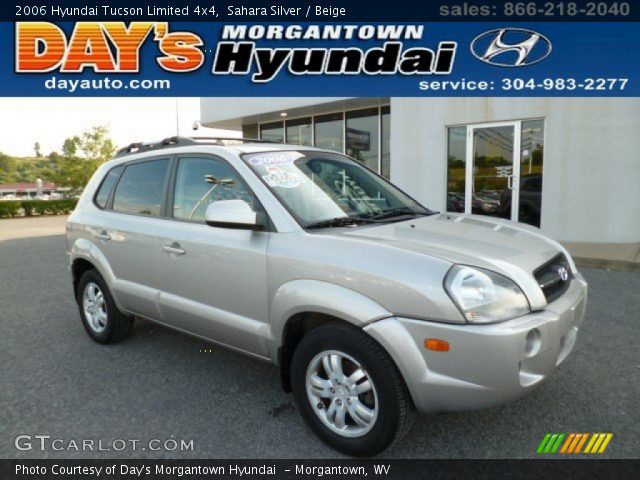 2006 Hyundai Tucson Limited 4x4 in Sahara Silver