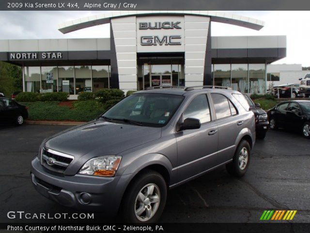 2009 Kia Sorento LX 4x4 in Alpine Gray