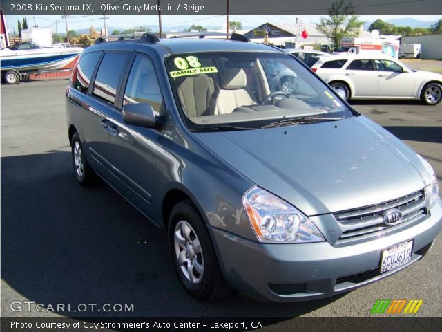 2008 Kia Sedona LX in Olive Gray Metallic