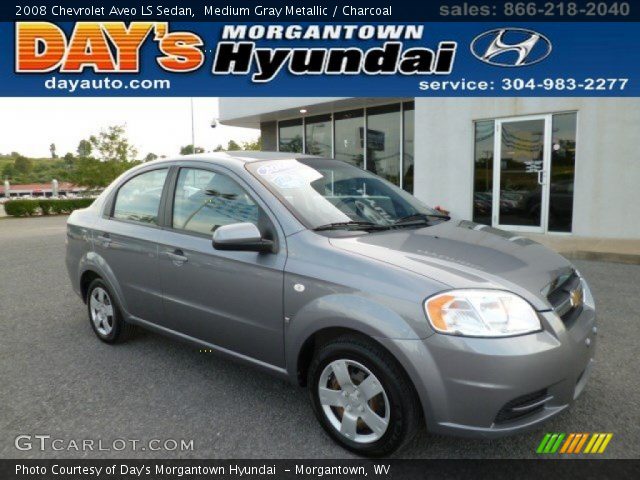 2008 Chevrolet Aveo LS Sedan in Medium Gray Metallic