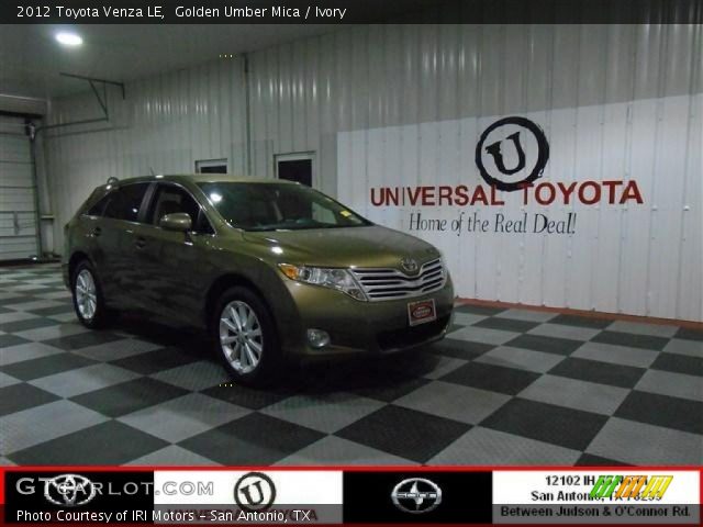 2012 Toyota Venza LE in Golden Umber Mica