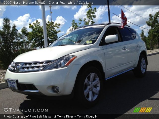 2007 Nissan Murano SL AWD in Glacier Pearl White