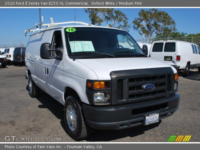 2010 Ford E Series Van E250 XL Commericial in Oxford White