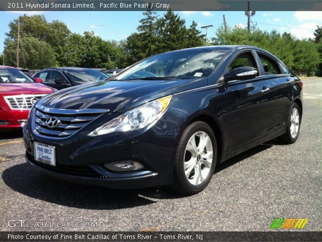2011 Hyundai Sonata Limited in Pacific Blue Pearl
