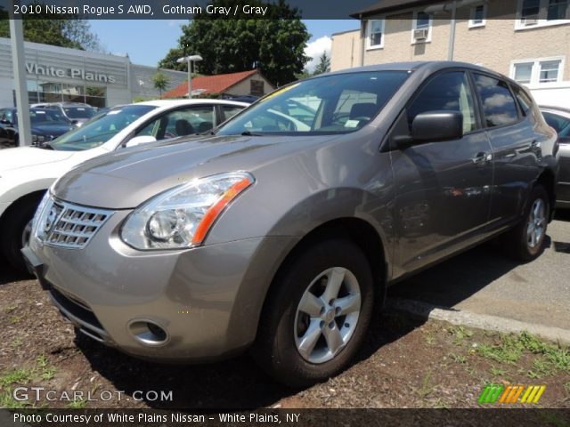 2010 Nissan Rogue S AWD in Gotham Gray