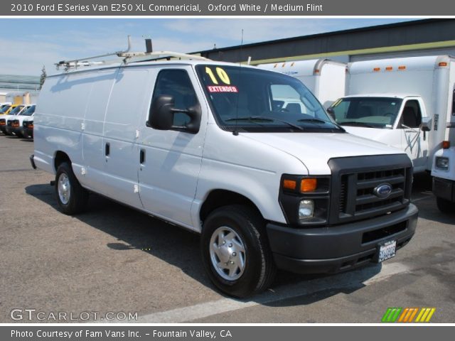 2010 Ford E Series Van E250 XL Commericial in Oxford White