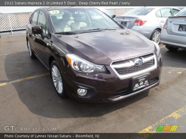 2012 Subaru Impreza 2.0i Limited 5 Door in Deep Cherry Red Pearl