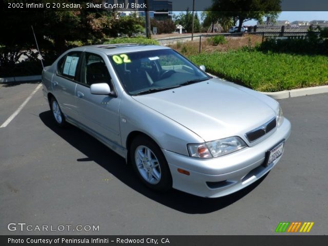 2002 Infiniti G 20 Sedan in Silver Crystal