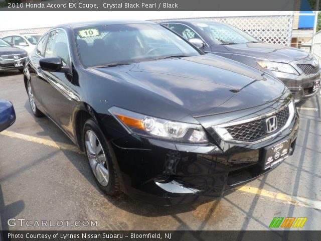 2010 Honda Accord EX Coupe in Crystal Black Pearl