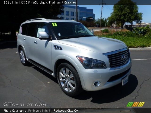 2011 Infiniti QX 56 4WD in Liquid Platinum