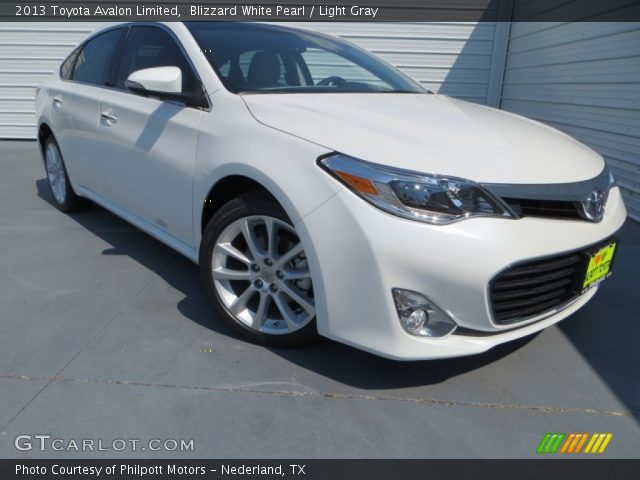 2013 Toyota Avalon Limited in Blizzard White Pearl