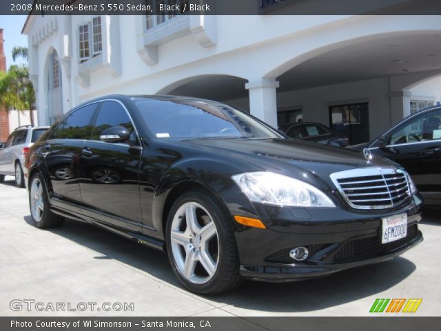 2008 Mercedes-Benz S 550 Sedan in Black