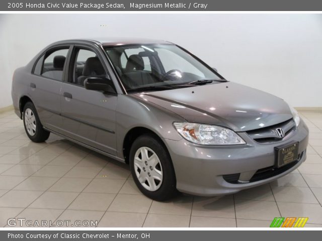 2005 Honda Civic Value Package Sedan in Magnesium Metallic