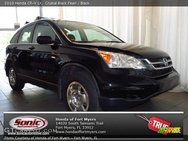 2010 Honda CR-V LX in Crystal Black Pearl