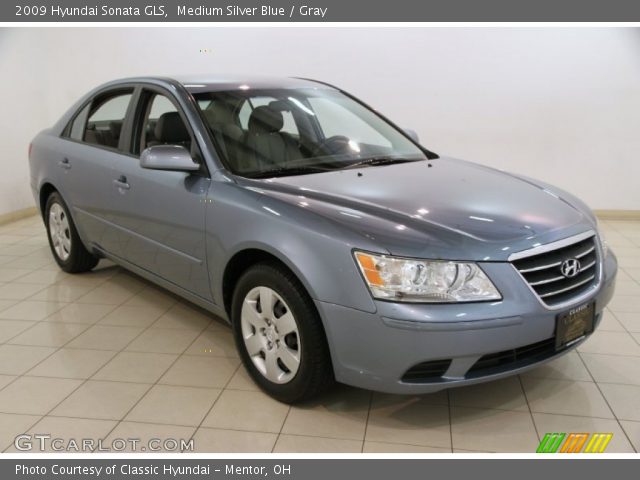 2009 Hyundai Sonata GLS in Medium Silver Blue