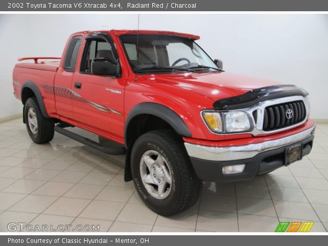 2002 Toyota Tacoma V6 Xtracab 4x4 in Radiant Red