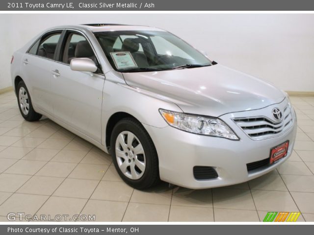 2011 Toyota Camry LE in Classic Silver Metallic