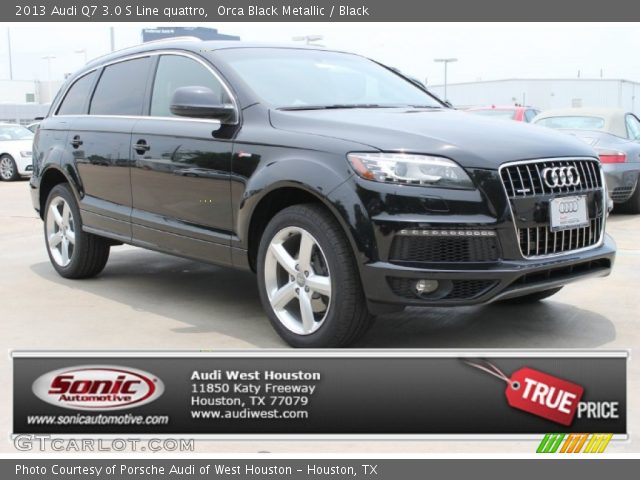 2013 Audi Q7 3.0 S Line quattro in Orca Black Metallic