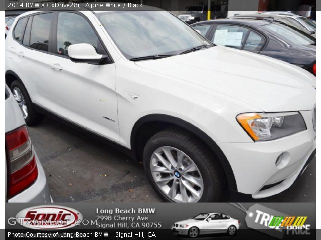 2014 BMW X3 xDrive28i in Alpine White