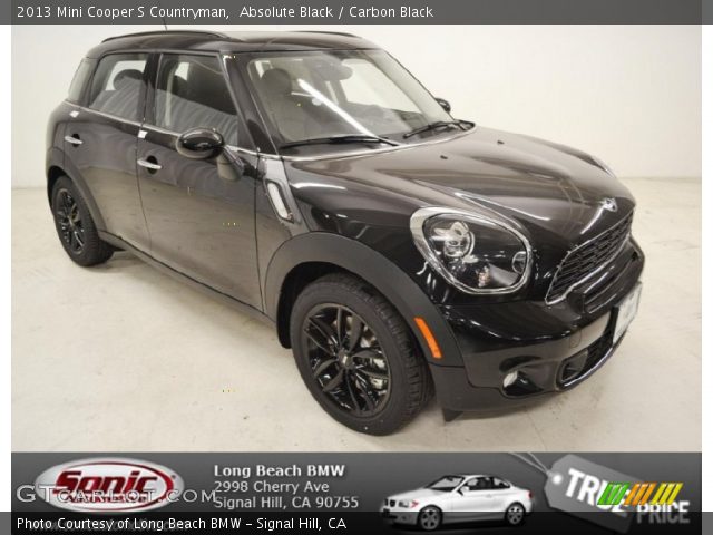 2013 Mini Cooper S Countryman in Absolute Black
