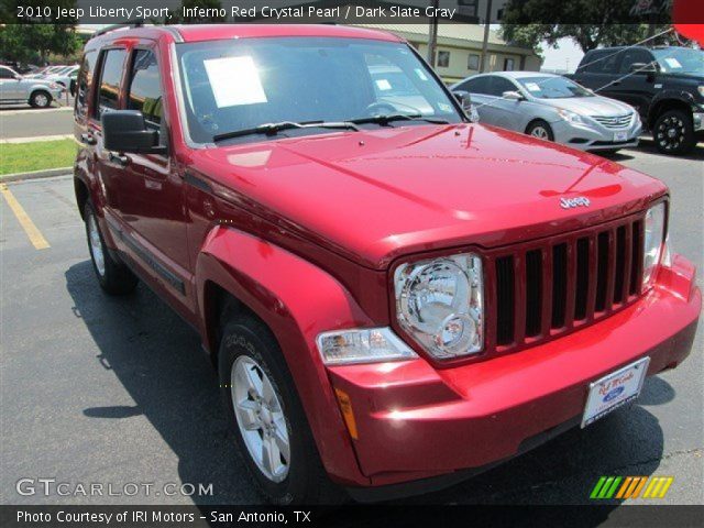 2010 Jeep Liberty Sport in Inferno Red Crystal Pearl