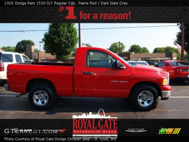 2005 Dodge Ram 1500 SLT Regular Cab in Flame Red