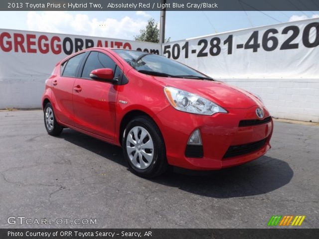 2013 Toyota Prius c Hybrid Two in Absolutely Red
