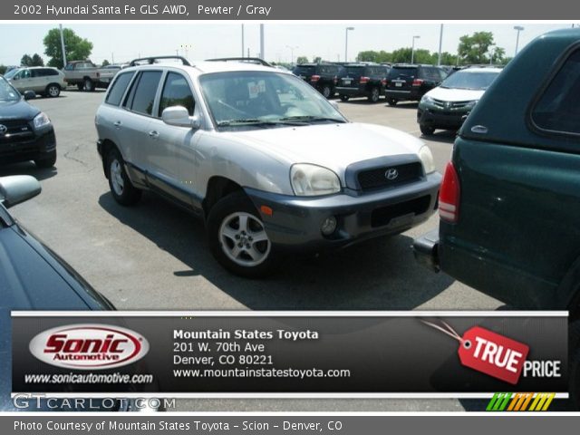 2002 Hyundai Santa Fe GLS AWD in Pewter