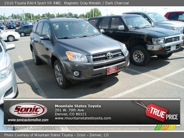 2010 Toyota RAV4 Sport V6 4WD in Magnetic Gray Metallic
