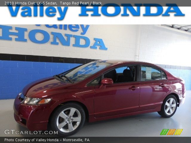 2010 Honda Civic LX-S Sedan in Tango Red Pearl