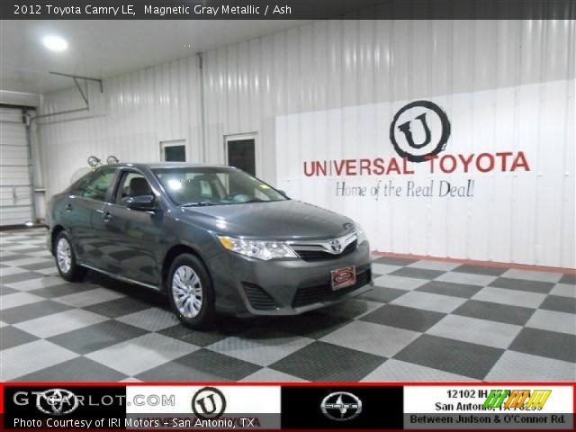 2012 Toyota Camry LE in Magnetic Gray Metallic