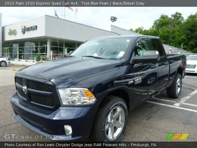 2013 Ram 1500 Express Quad Cab 4x4 in True Blue Pearl