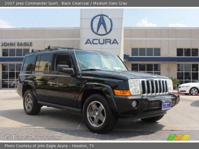 2007 Jeep Commander Sport in Black Clearcoat