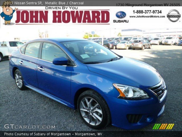 2013 Nissan Sentra SR in Metallic Blue