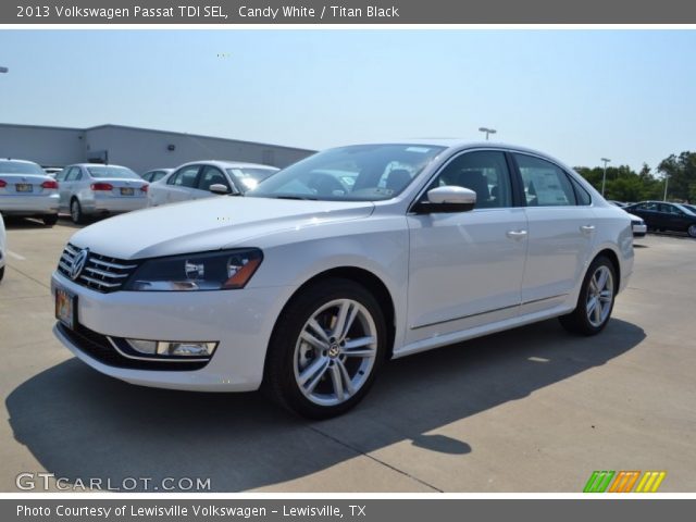 2013 Volkswagen Passat TDI SEL in Candy White