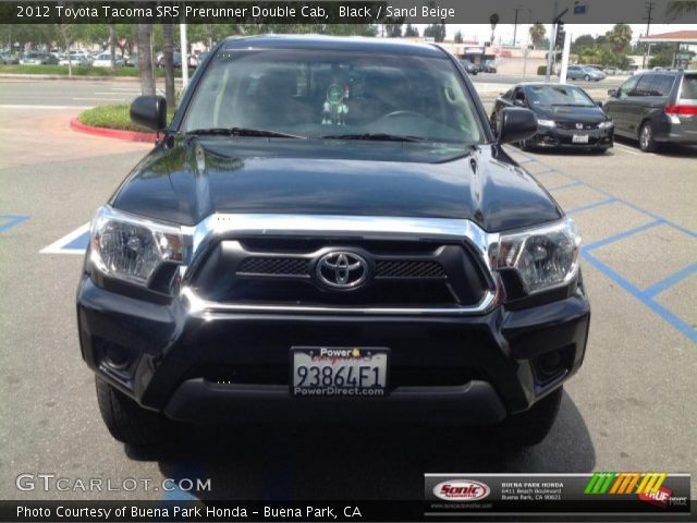 2012 Toyota Tacoma SR5 Prerunner Double Cab in Black