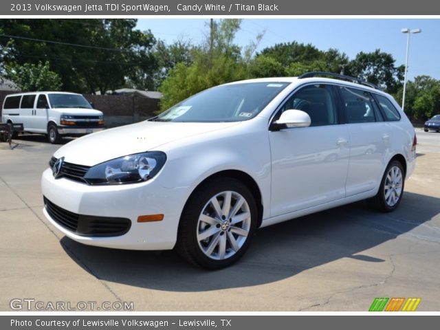 2013 Volkswagen Jetta TDI SportWagen in Candy White