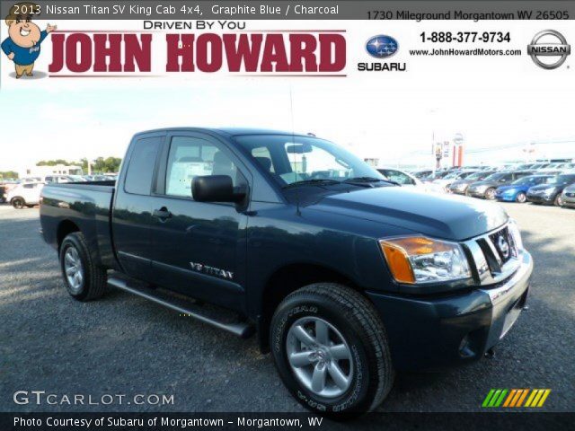 2013 Nissan Titan SV King Cab 4x4 in Graphite Blue