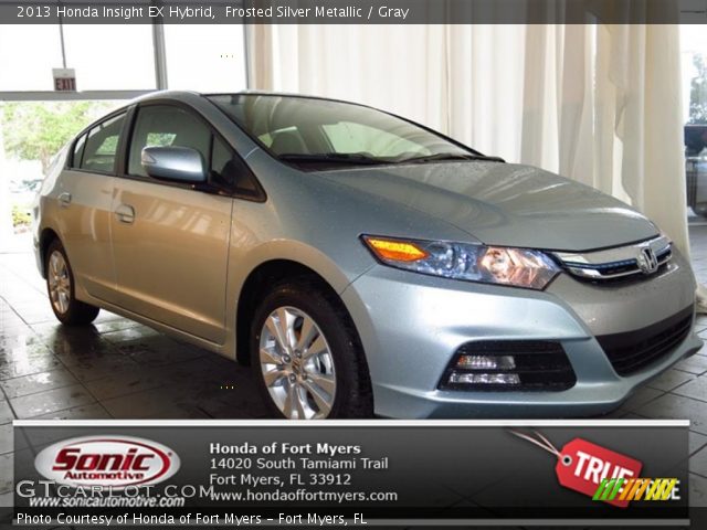 2013 Honda Insight EX Hybrid in Frosted Silver Metallic