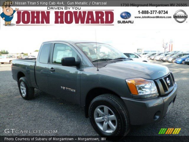 2013 Nissan Titan S King Cab 4x4 in Gun Metallic