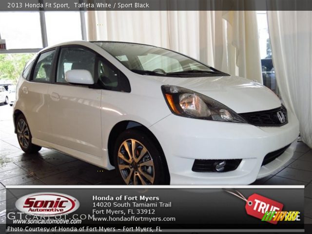 2013 Honda Fit Sport in Taffeta White