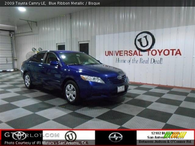 2009 Toyota Camry LE in Blue Ribbon Metallic