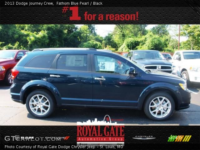 2013 Dodge Journey Crew in Fathom Blue Pearl