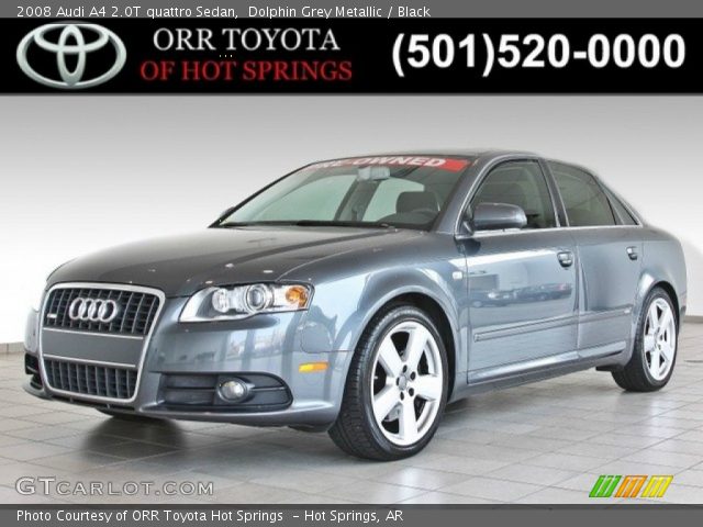 2008 Audi A4 2.0T quattro Sedan in Dolphin Grey Metallic