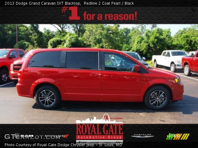 2013 Dodge Grand Caravan SXT Blacktop in Redline 2 Coat Pearl