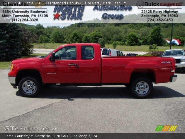 2013 GMC Sierra 2500HD Extended Cab 4x4 in Fire Red