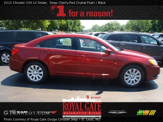 2013 Chrysler 200 LX Sedan in Deep Cherry Red Crystal Pearl