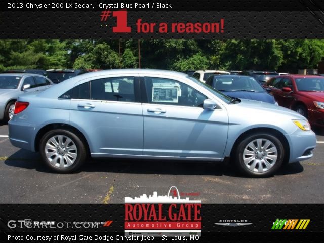 2013 Chrysler 200 LX Sedan in Crystal Blue Pearl